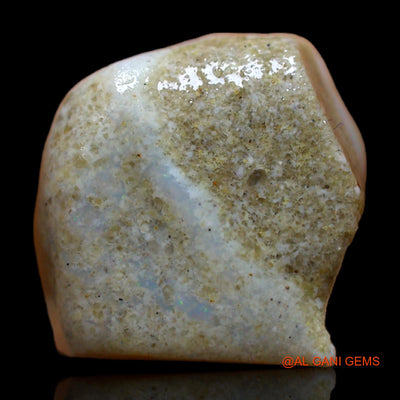 Natural Fire Opal Gemstone 10.40 Cts Loose Fancy Rough From Australia 13x13x8 mm RB-440