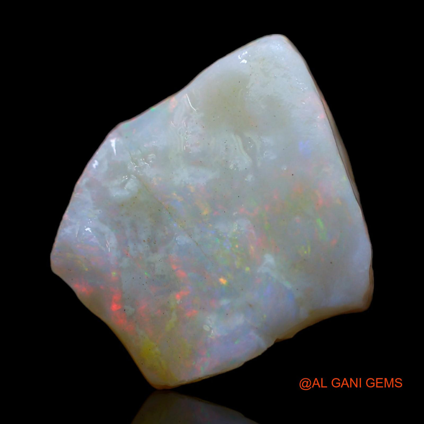 7.70 Cts Unheated Australian Fire Opal Loose Gemstone Fancy Rough Natural 13x12x7 mm RB-441