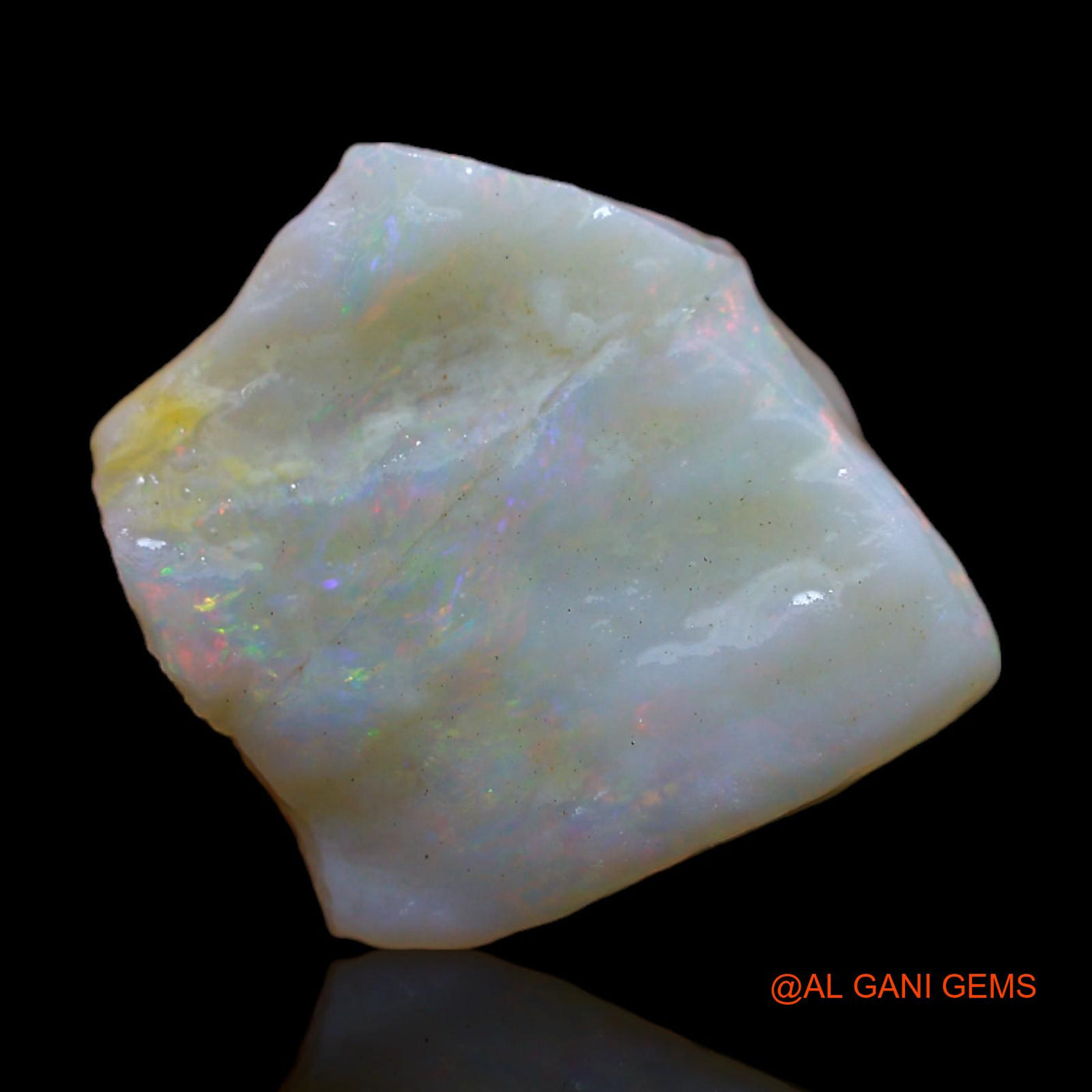 7.70 Cts Unheated Australian Fire Opal Loose Gemstone Fancy Rough Natural 13x12x7 mm RB-441