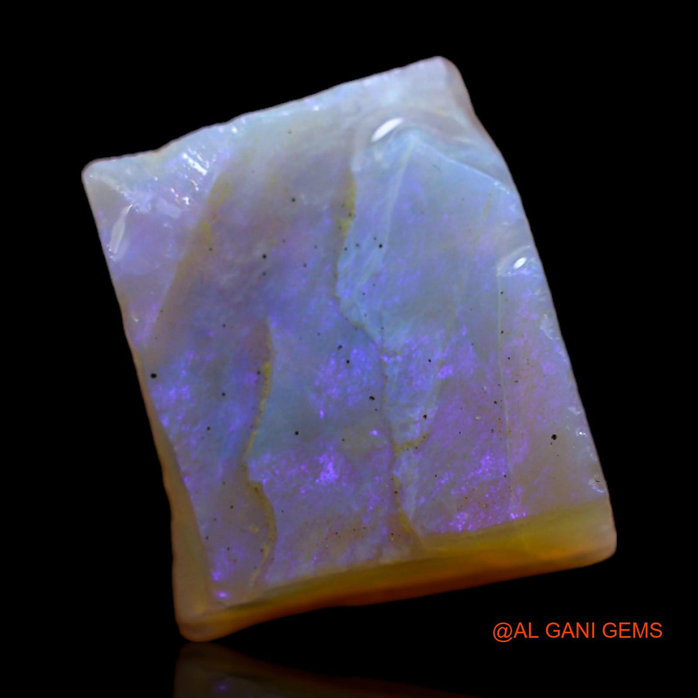 7.70 Cts Natural Australian Fire Opal Loose Gemstone Fancy Rough 13x11x6 mm RB-443
