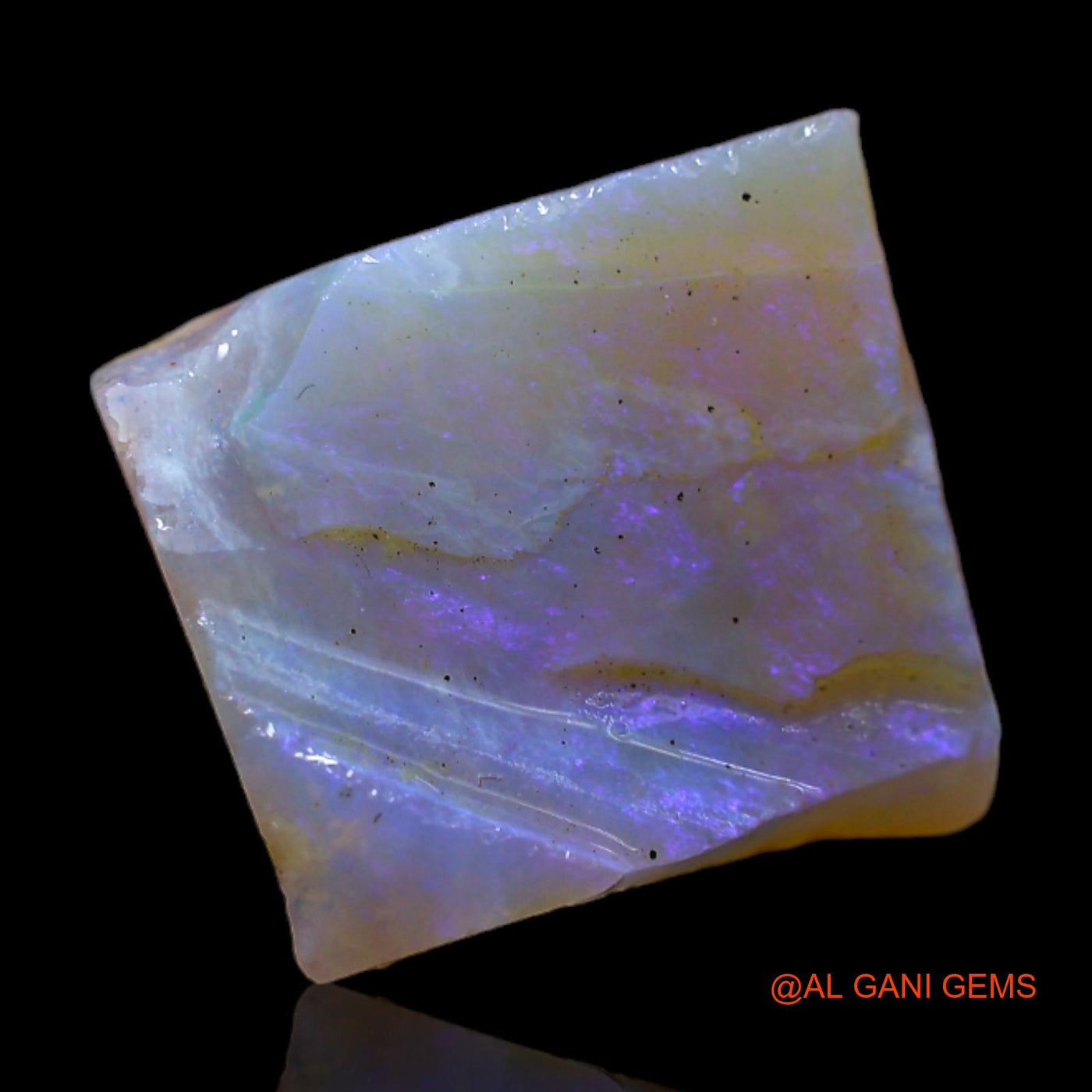 7.70 Cts Natural Australian Fire Opal Loose Gemstone Fancy Rough 13x11x6 mm RB-443