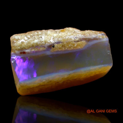 Natural Fire Opal Gemstone 9.65 Cts Loose Fancy Rough From Australia 12x12x7 mm RB-445