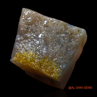 Natural Untreated Fire Opal Loose Gemstone Fancy Rough From Australia 8.45 Cts 15x12x7 mm RB-449