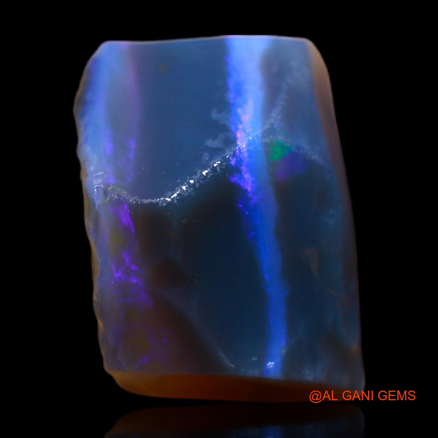 Natural Untreated Fire Opal Loose Gemstone Fancy Rough From Australia 8.00 Cts 12x11x9 mm RB-456