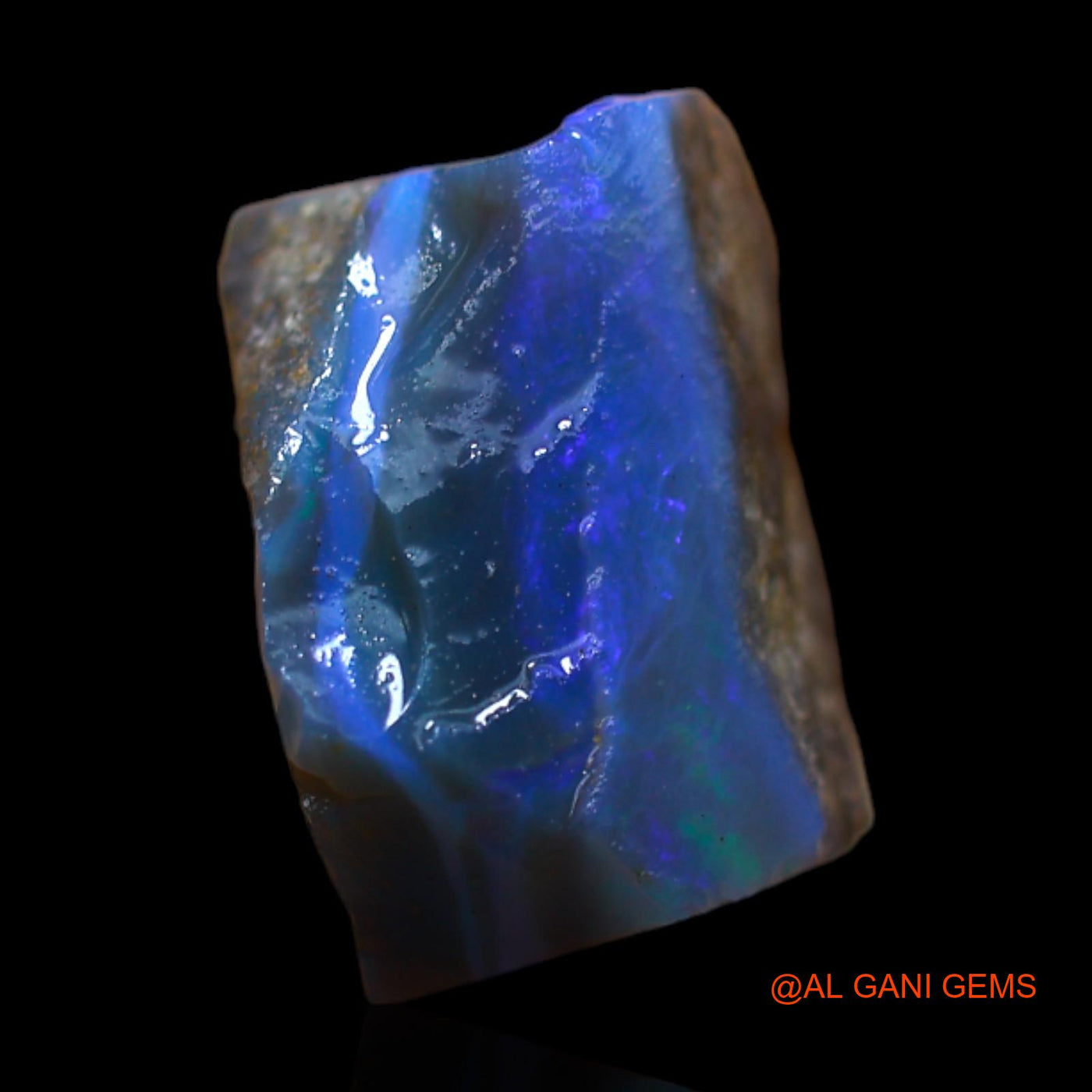 Natural Untreated Fire Opal Loose Gemstone Fancy Rough From Australia 8.00 Cts 12x11x9 mm RB-456