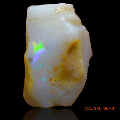Natural Untreated Fire Opal Loose Gemstone Fancy Rough From Australia 7.25 Cts 15x10x6 mm RB-45