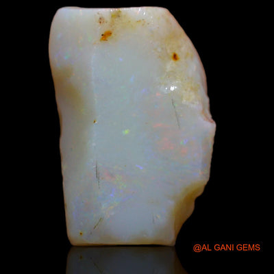 Natural Untreated Fire Opal Loose Gemstone Fancy Rough From Australia 7.25 Cts 15x10x6 mm RB-45