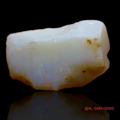 Natural Untreated Fire Opal Loose Gemstone Fancy Rough From Australia 7.25 Cts 15x10x6 mm RB-45