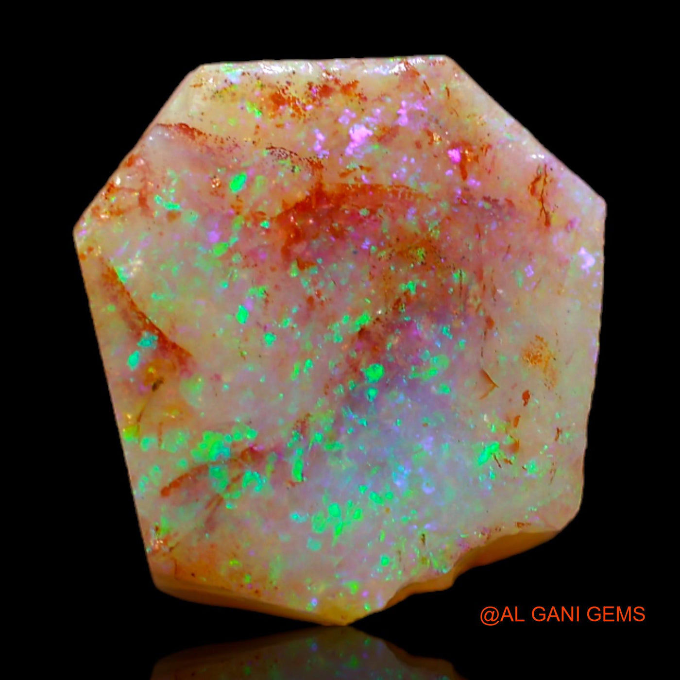 10.00 Cts Unheated Australian Fire Opal Loose Gemstone Fancy Rough Natural 13x13x8 mm RB-462