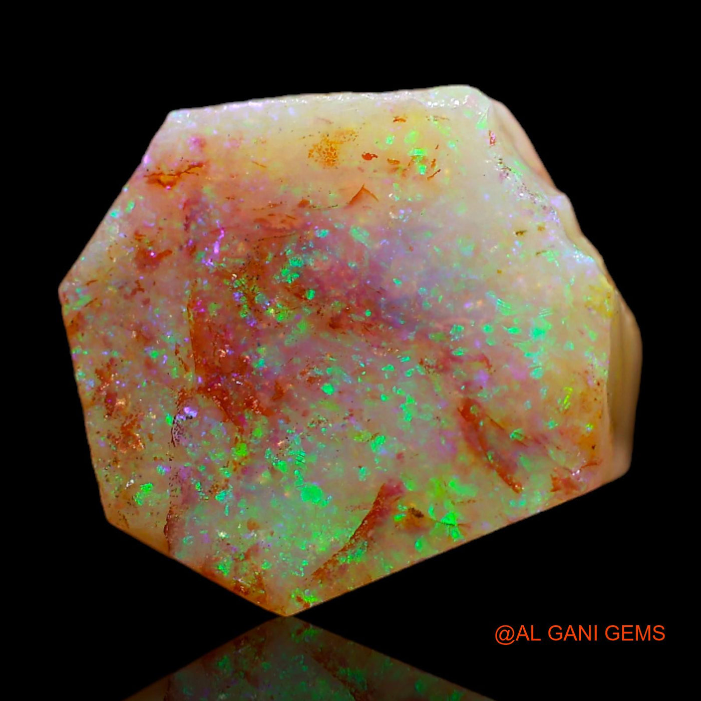 10.00 Cts Unheated Australian Fire Opal Loose Gemstone Fancy Rough Natural 13x13x8 mm RB-462