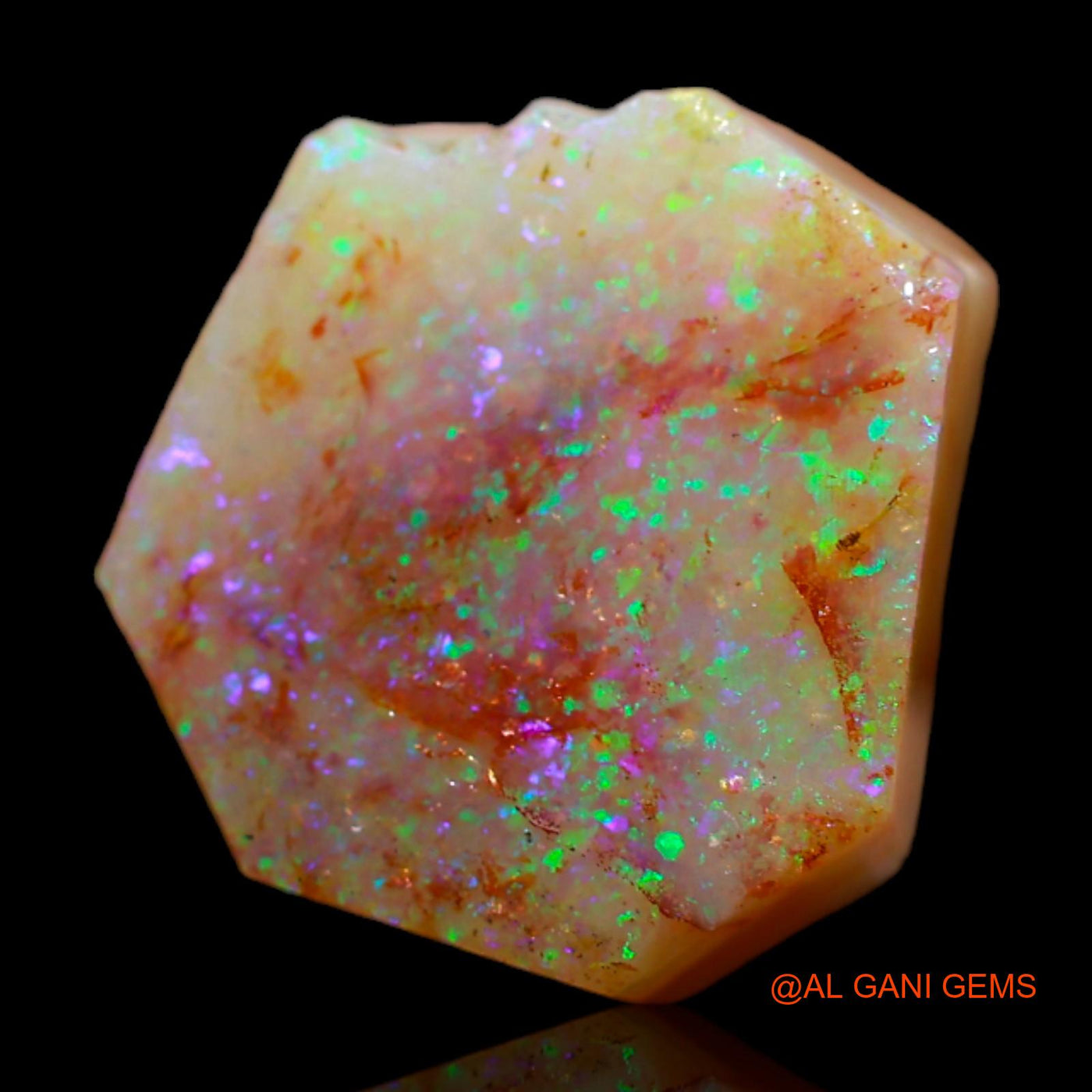 10.00 Cts Unheated Australian Fire Opal Loose Gemstone Fancy Rough Natural 13x13x8 mm RB-462