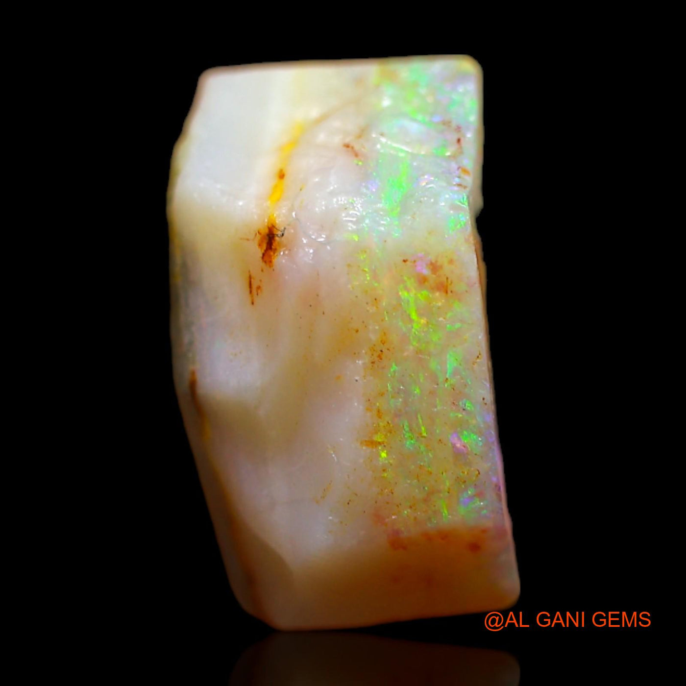 10.00 Cts Unheated Australian Fire Opal Loose Gemstone Fancy Rough Natural 13x13x8 mm RB-462