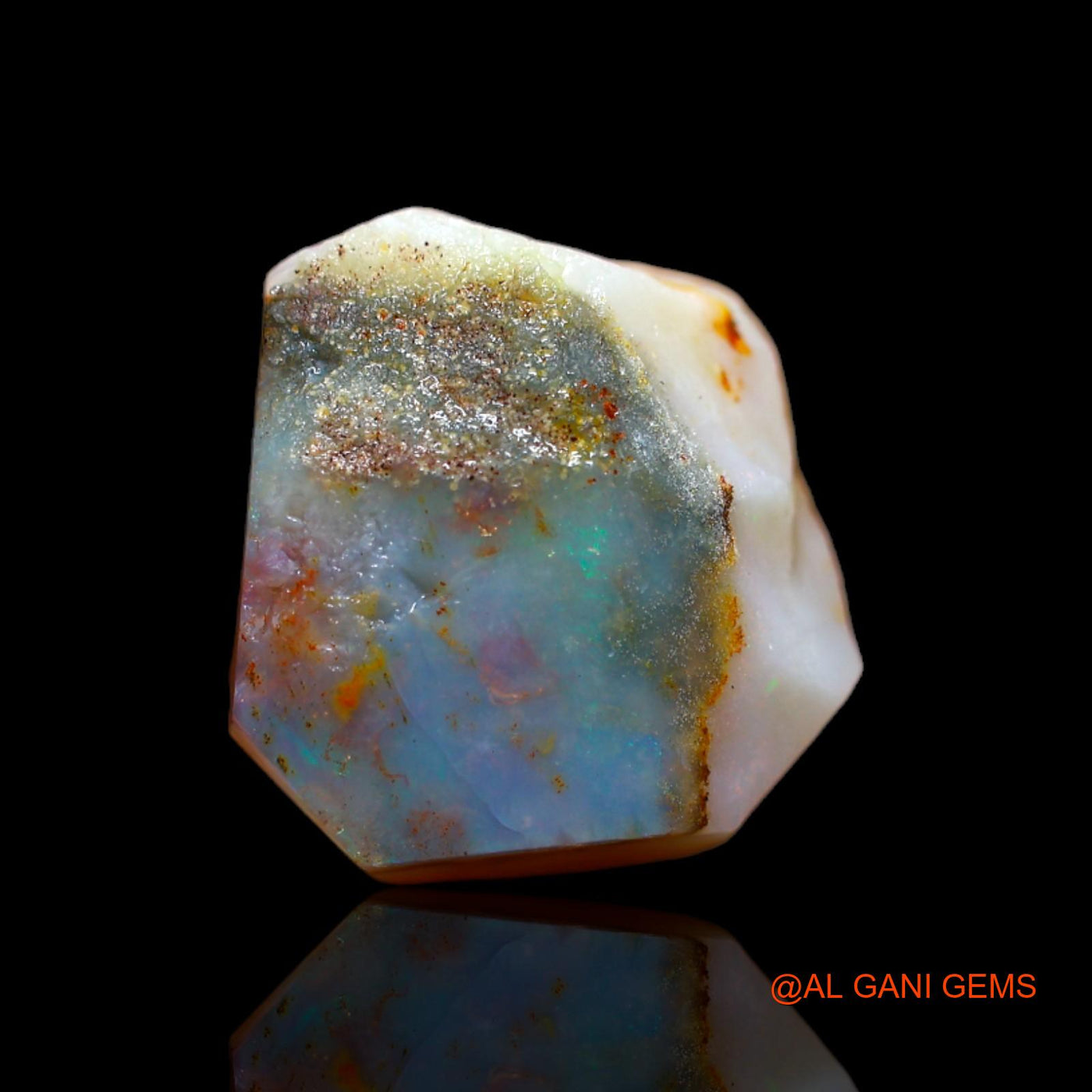 10.00 Cts Unheated Australian Fire Opal Loose Gemstone Fancy Rough Natural 13x13x8 mm RB-462