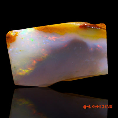Natural Untreated Fire Opal Loose Gemstone Fancy Rough From Australia 5.60 Cts 15x9x5 mm RB-46