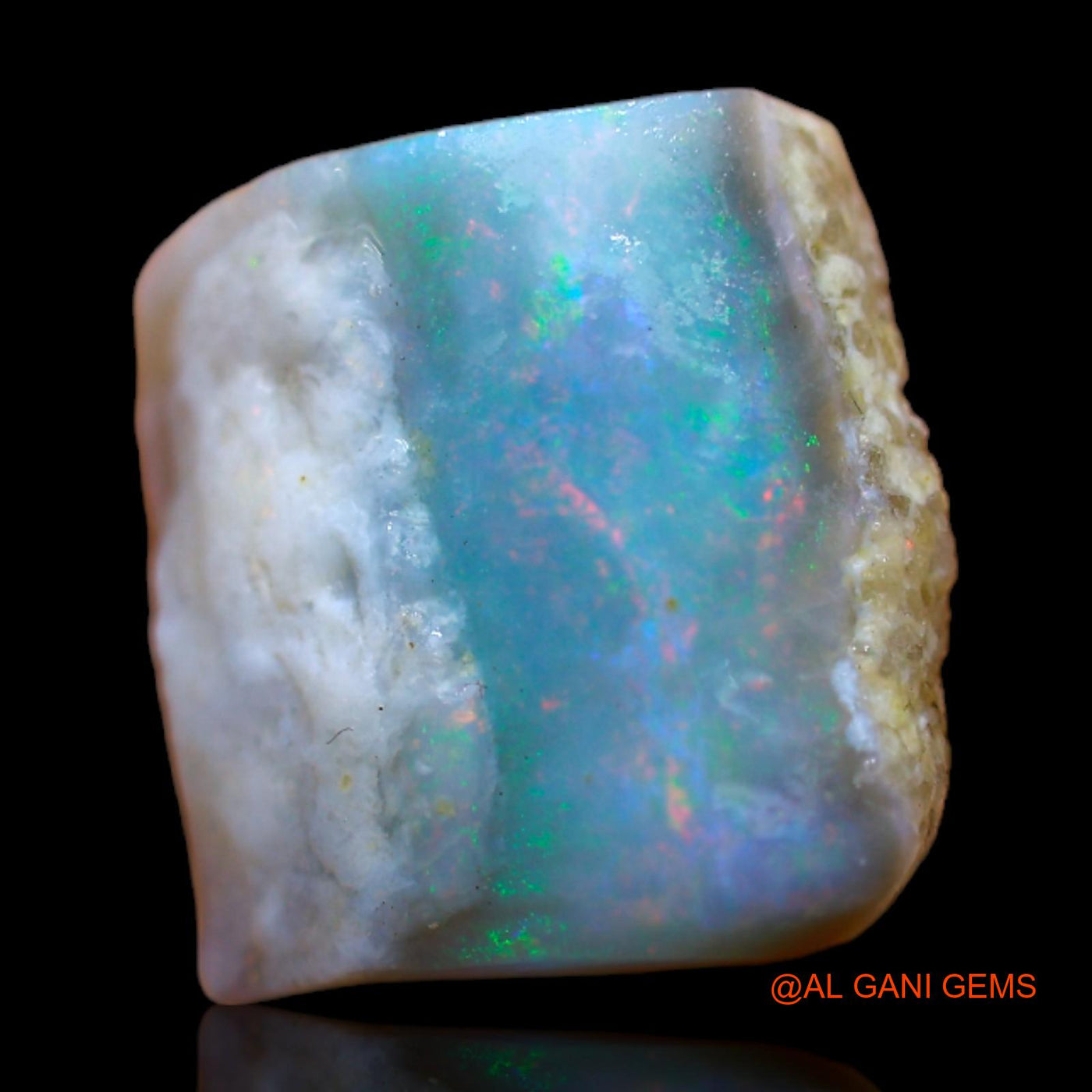 6.00 Cts Natural Australian Fire Opal Fancy Rough Loose Gemstone For Jewelry 12x12x6 mm RB-470