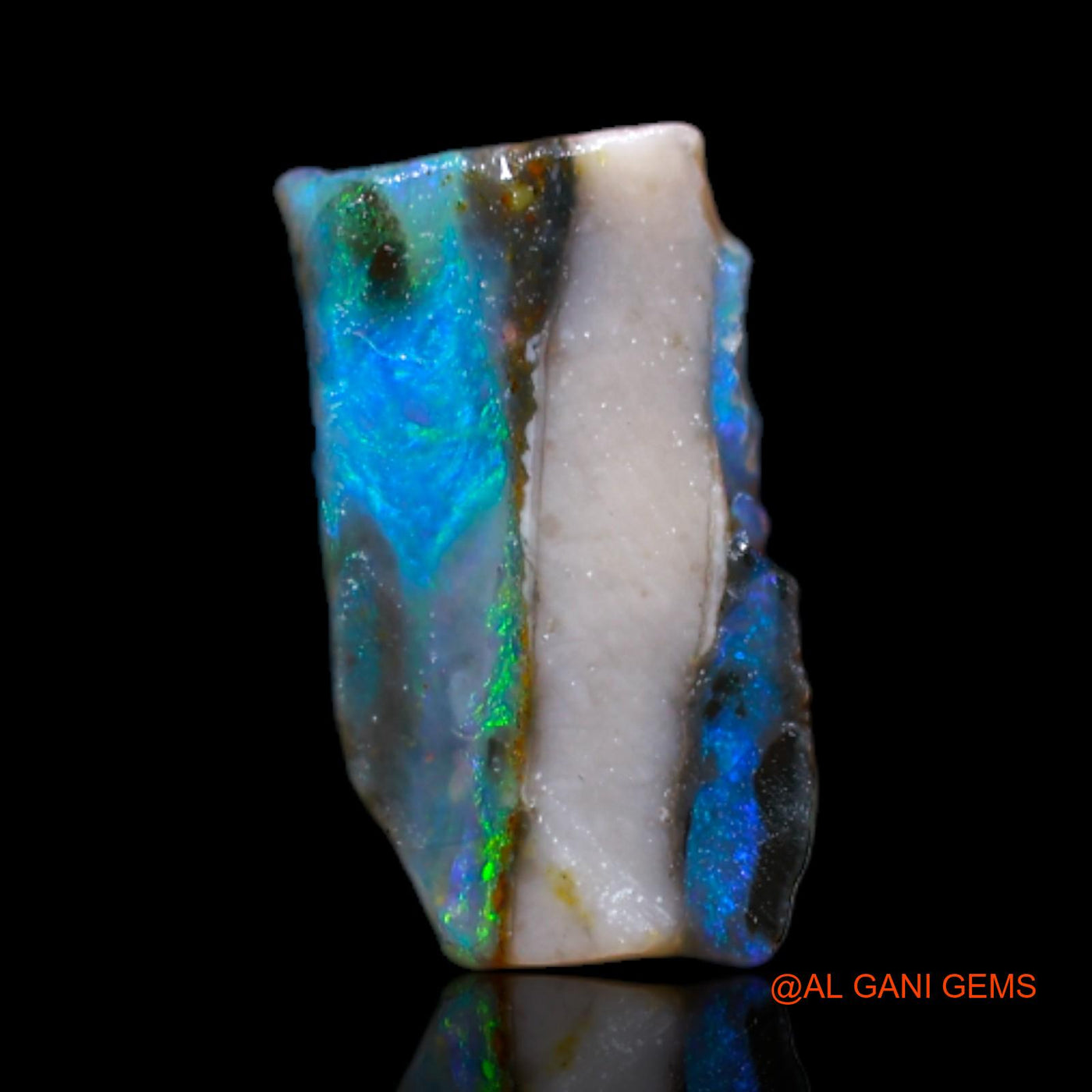 Natural Untreated Fire Opal Loose Gemstone Fancy Rough From Australia 5.00 Cts 11x9x6 mm RB-475