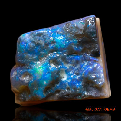 Natural Untreated Fire Opal Loose Gemstone Fancy Rough From Australia 5.00 Cts 11x9x6 mm RB-475