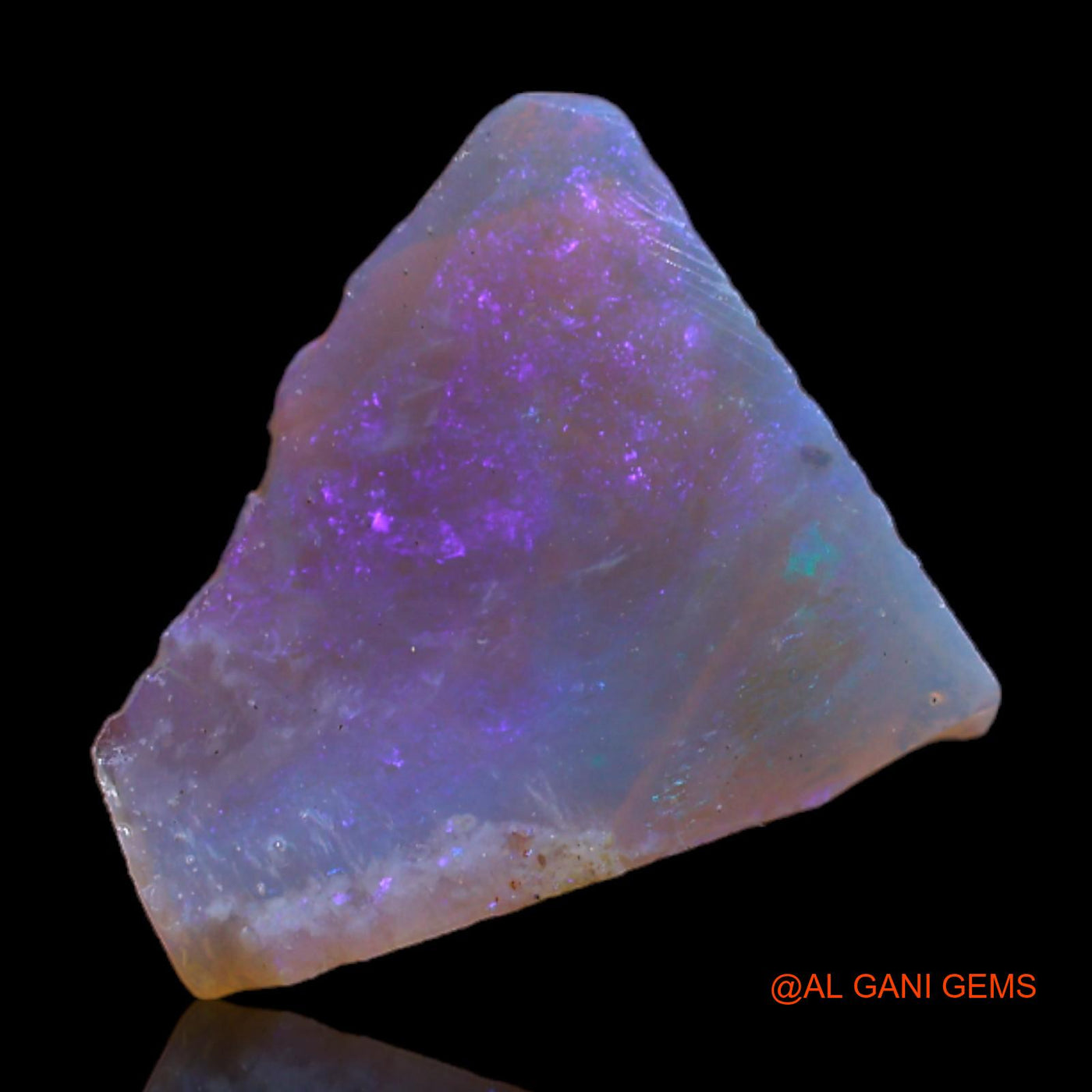 2.40 Cts Unheated Australian Fire Opal Loose Gemstone Fancy Rough Natural 12x11x3 mm RB-476