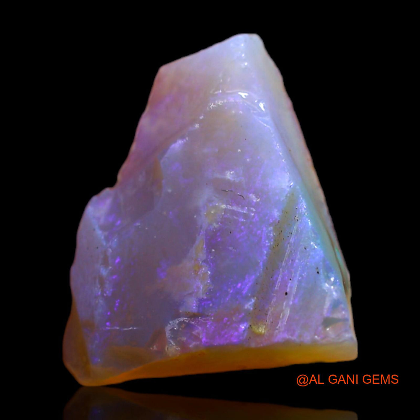 2.40 Cts Unheated Australian Fire Opal Loose Gemstone Fancy Rough Natural 12x11x3 mm RB-476