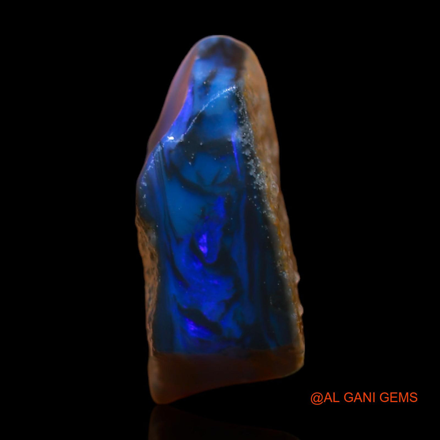 5.00 Cts Natural Australian Fire Opal Loose Gemstone Fancy Rough 13x12x6 mm RB-478