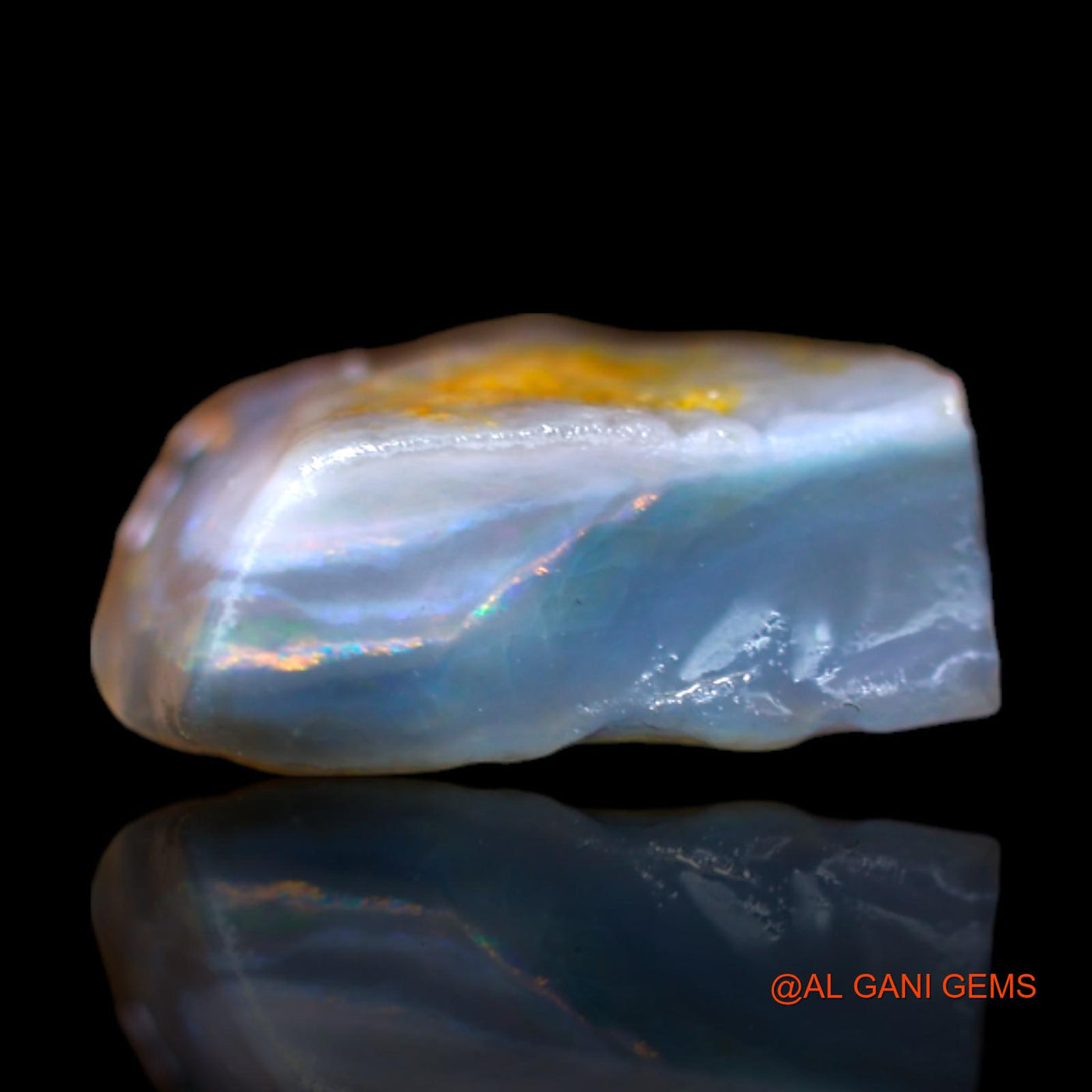 5.00 Cts Unheated Australian Fire Opal Loose Gemstone Fancy Rough Natural 12x11x5 mm RB-479