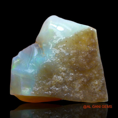 5.00 Cts Natural Australian Fire Opal Loose Gemstone Fancy Rough 14x13x4 mm RB-480