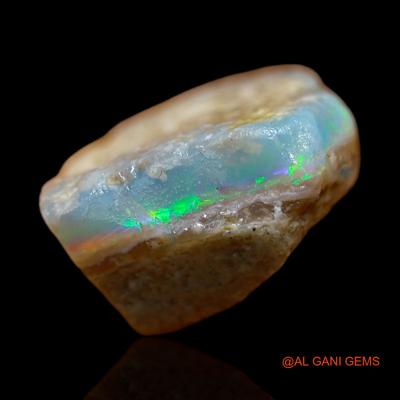 6.00 Cts Unheated Australian Fire Opal Loose Gemstone Fancy Rough Natural 12x12x7 mm RB-489