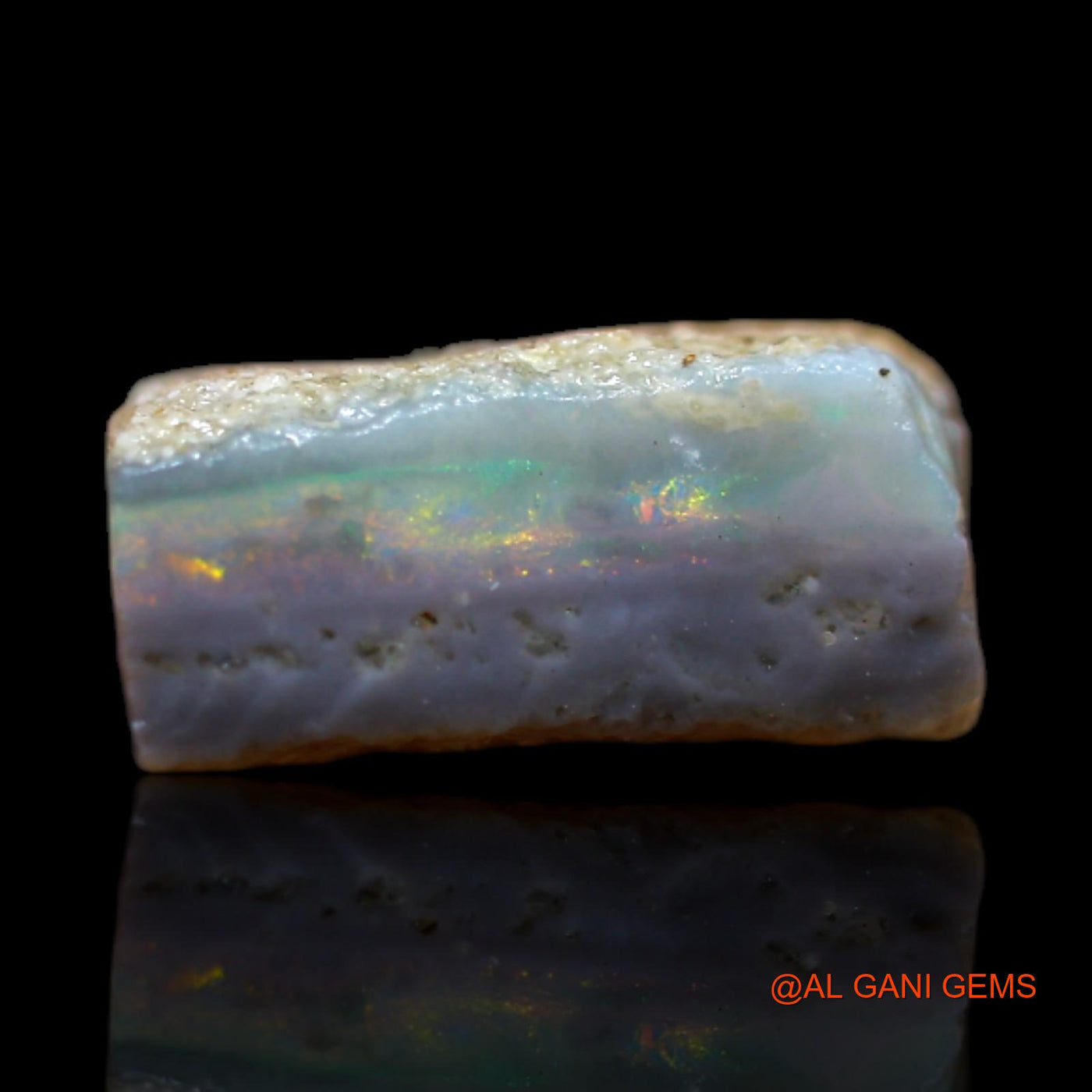 5.00 Cts Natural Australian Fire Opal Loose Gemstone Fancy Rough 12x11x5 mm RB-501