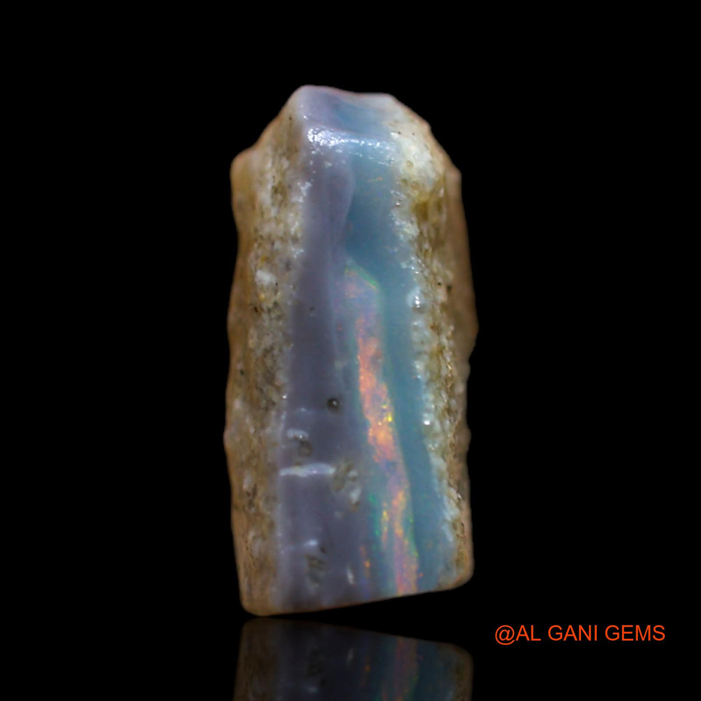 5.00 Cts Natural Australian Fire Opal Loose Gemstone Fancy Rough 12x11x5 mm RB-501