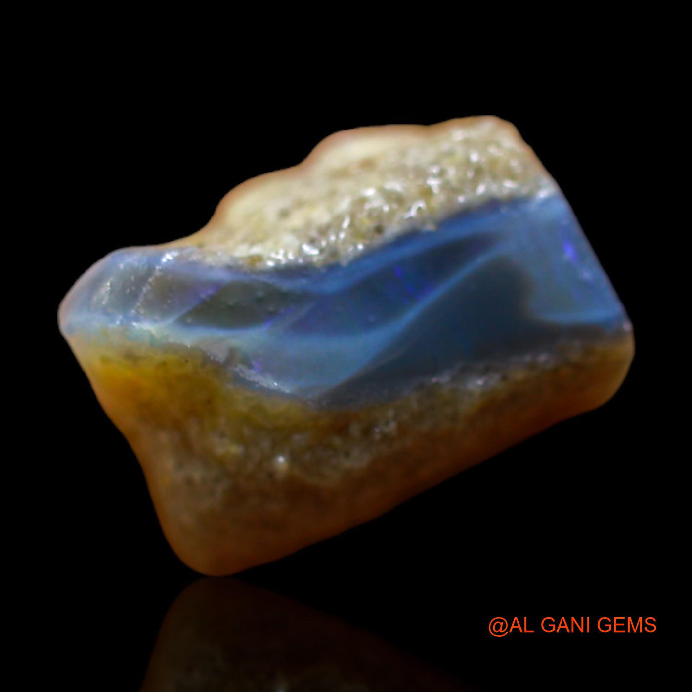 8.00 Cts Natural Australian Fire Opal Fancy Rough Loose Gemstone For Jewelry 12x11x8 mm RB-504