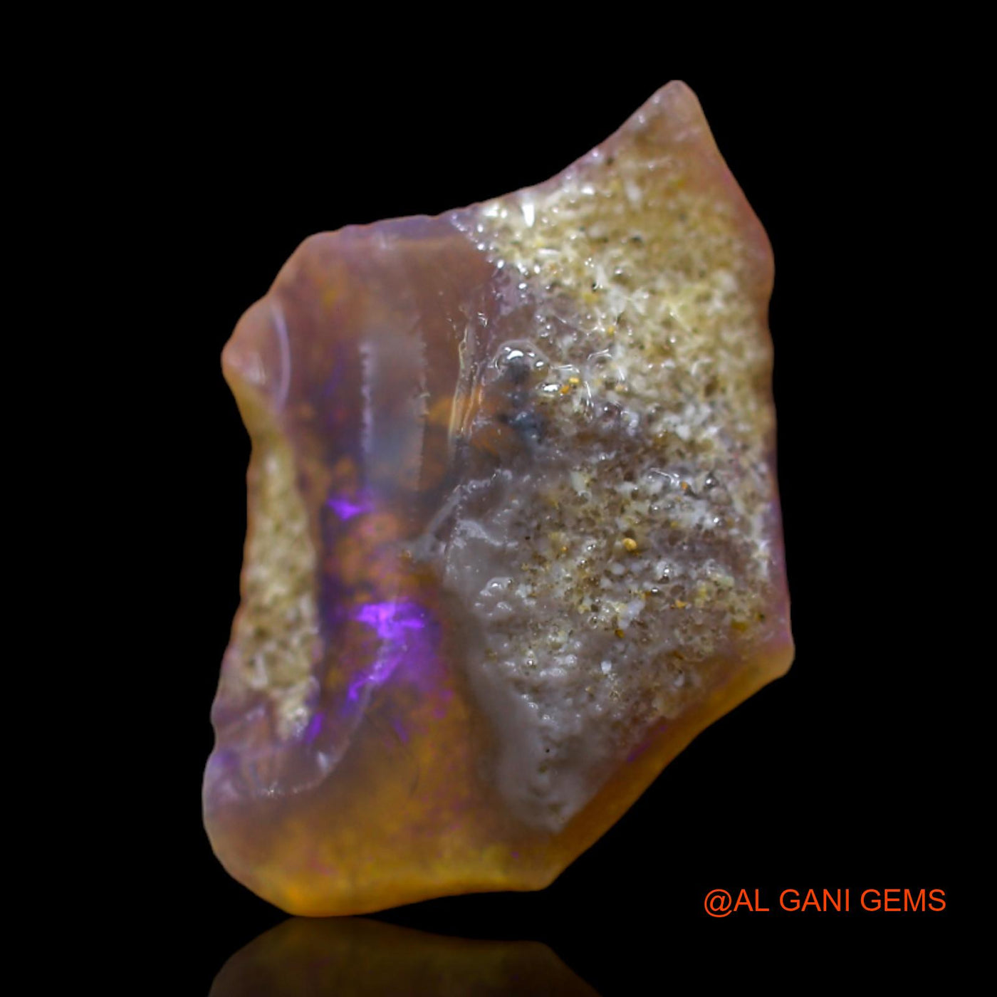 5.00 Cts Unheated Australian Fire Opal Loose Gemstone Fancy Rough Natural 13x12x5 mm RB-505