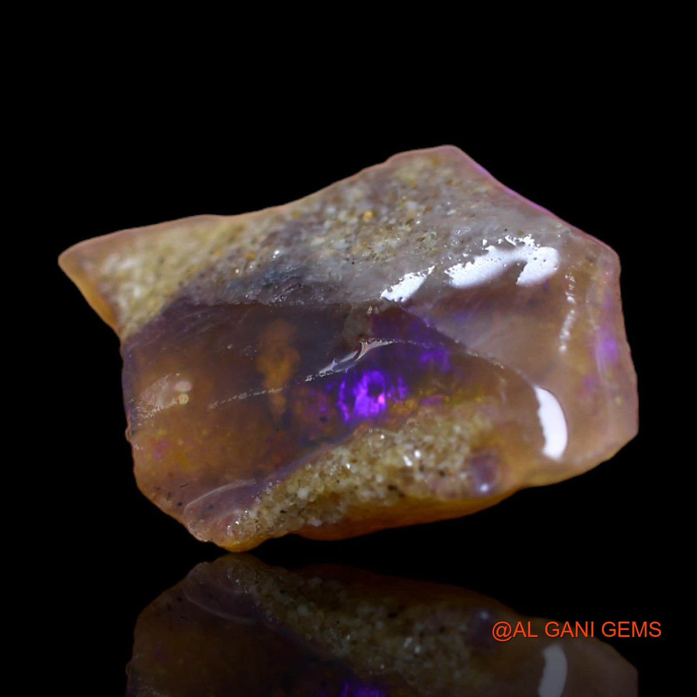 5.00 Cts Unheated Australian Fire Opal Loose Gemstone Fancy Rough Natural 13x12x5 mm RB-505