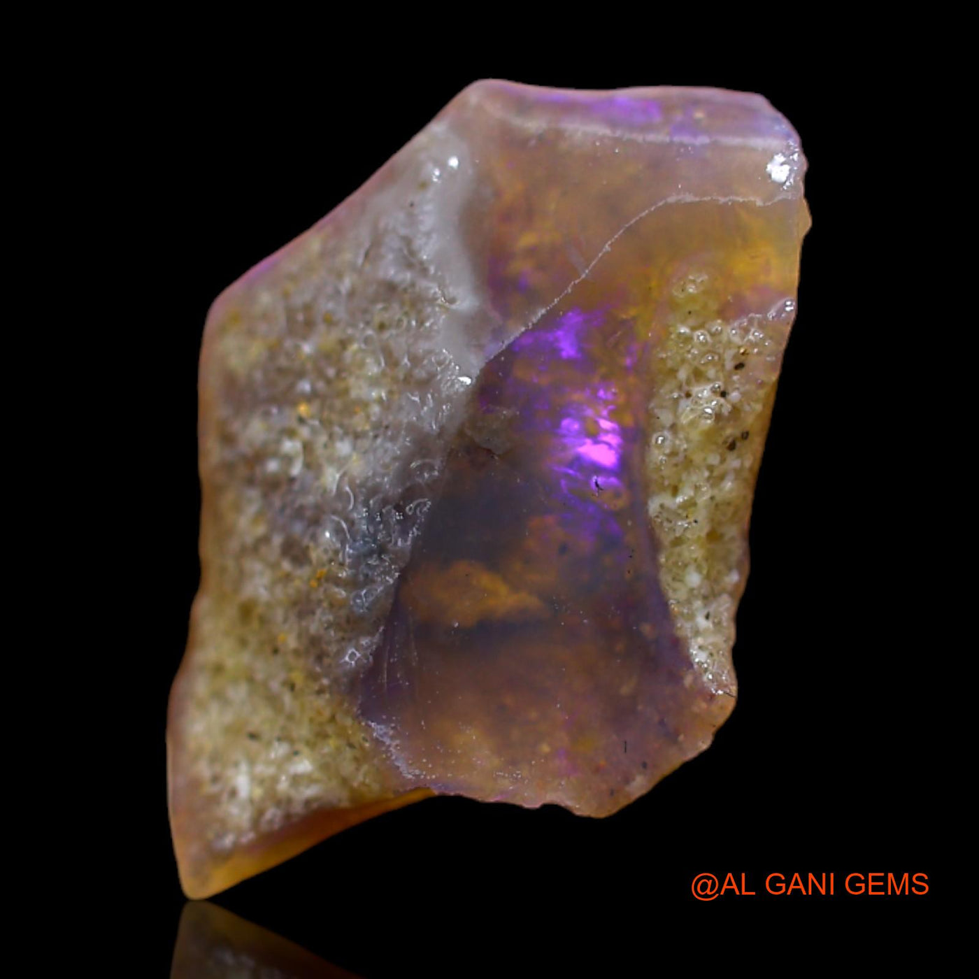 5.00 Cts Unheated Australian Fire Opal Loose Gemstone Fancy Rough Natural 13x12x5 mm RB-505
