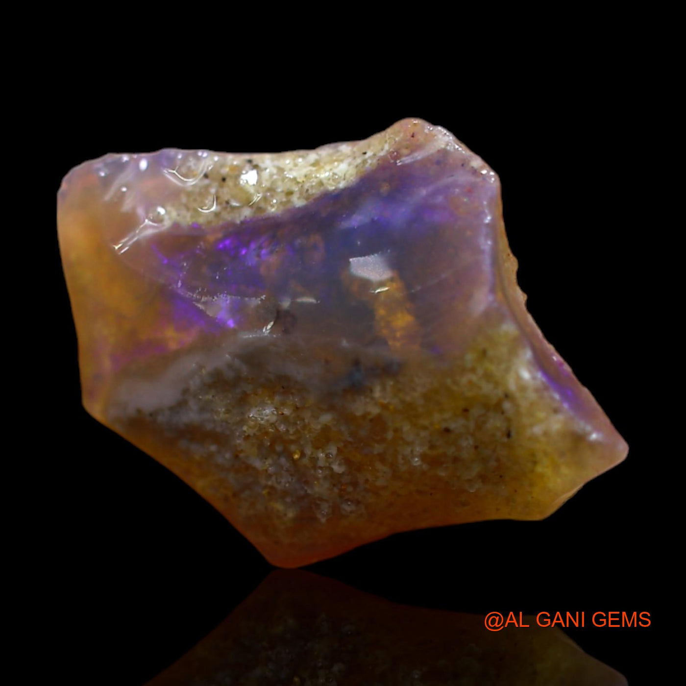 5.00 Cts Unheated Australian Fire Opal Loose Gemstone Fancy Rough Natural 13x12x5 mm RB-505