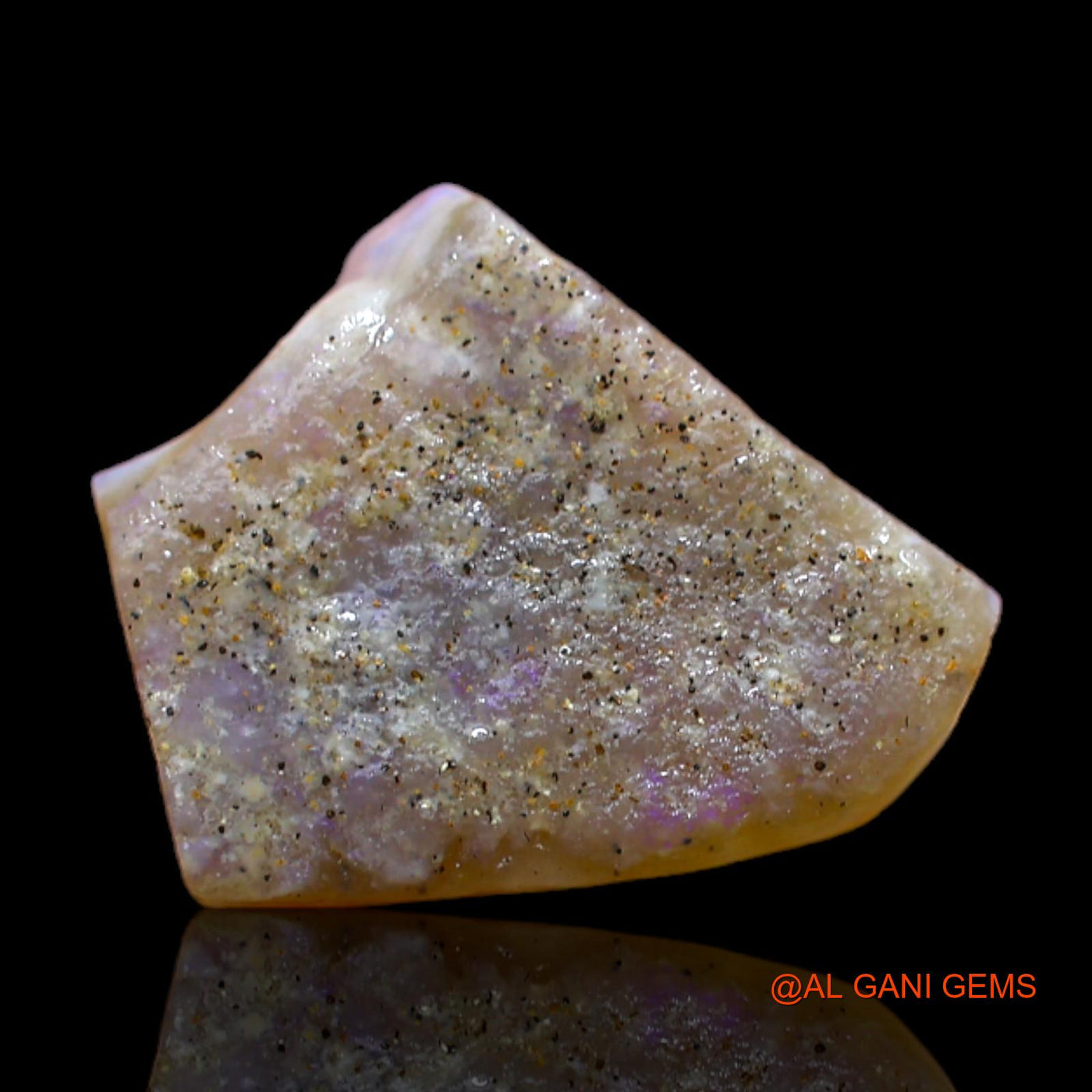 Natural Fire Opal Gemstone 5.00 Cts Loose Fancy Rough From Australia 14x12x4 mm RB-507