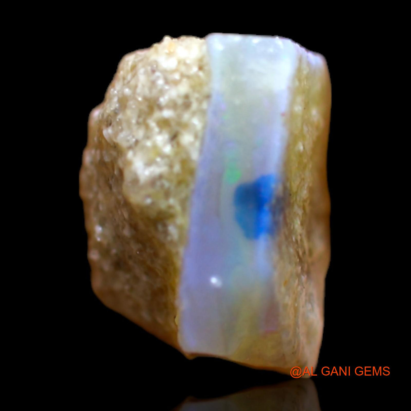 6.00 Cts Natural Australian Fire Opal Loose Gemstone Fancy Rough 11x10x7 mm RB-511