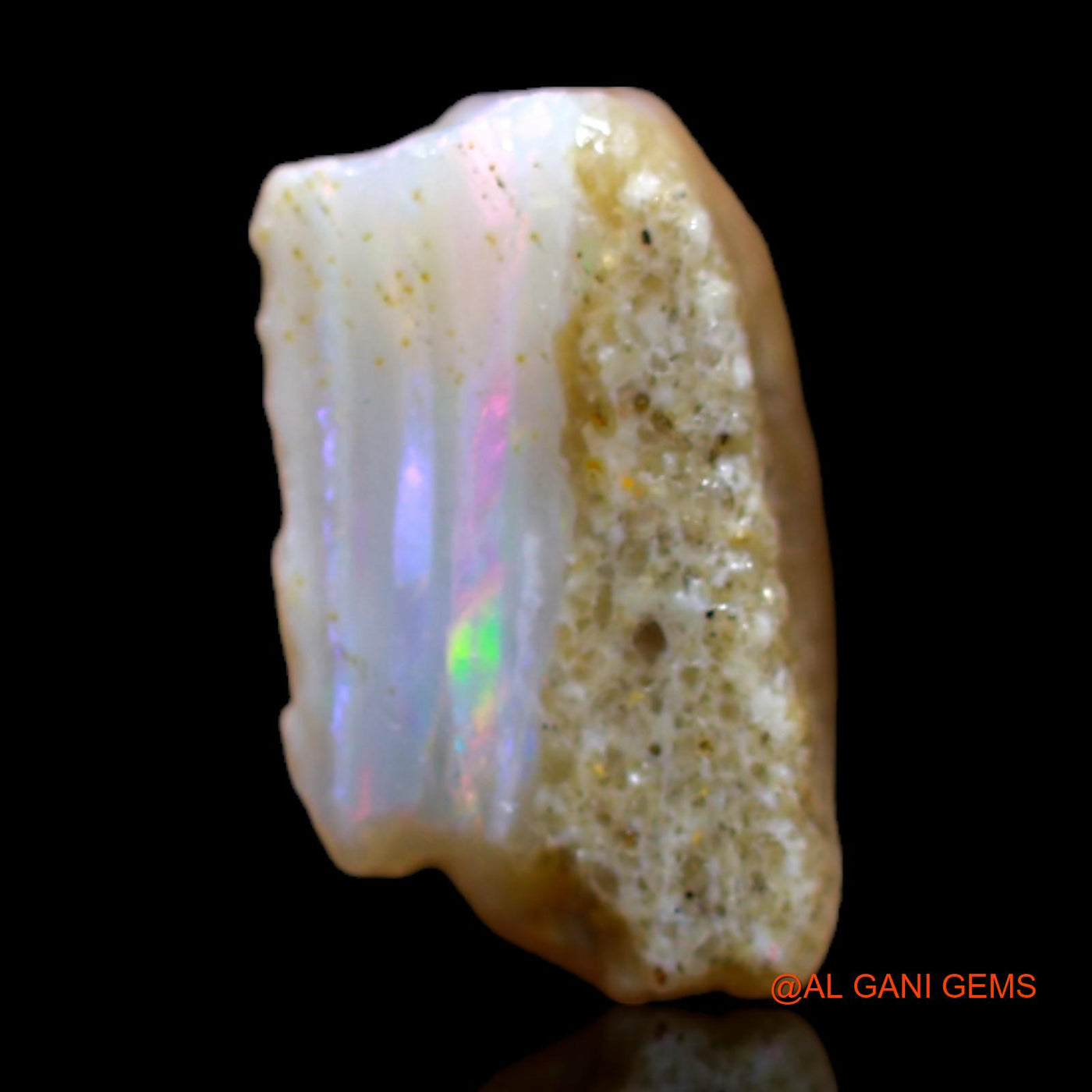 6.00 Cts Natural Australian Fire Opal Loose Gemstone Fancy Rough 12x12x6 mm RB-512