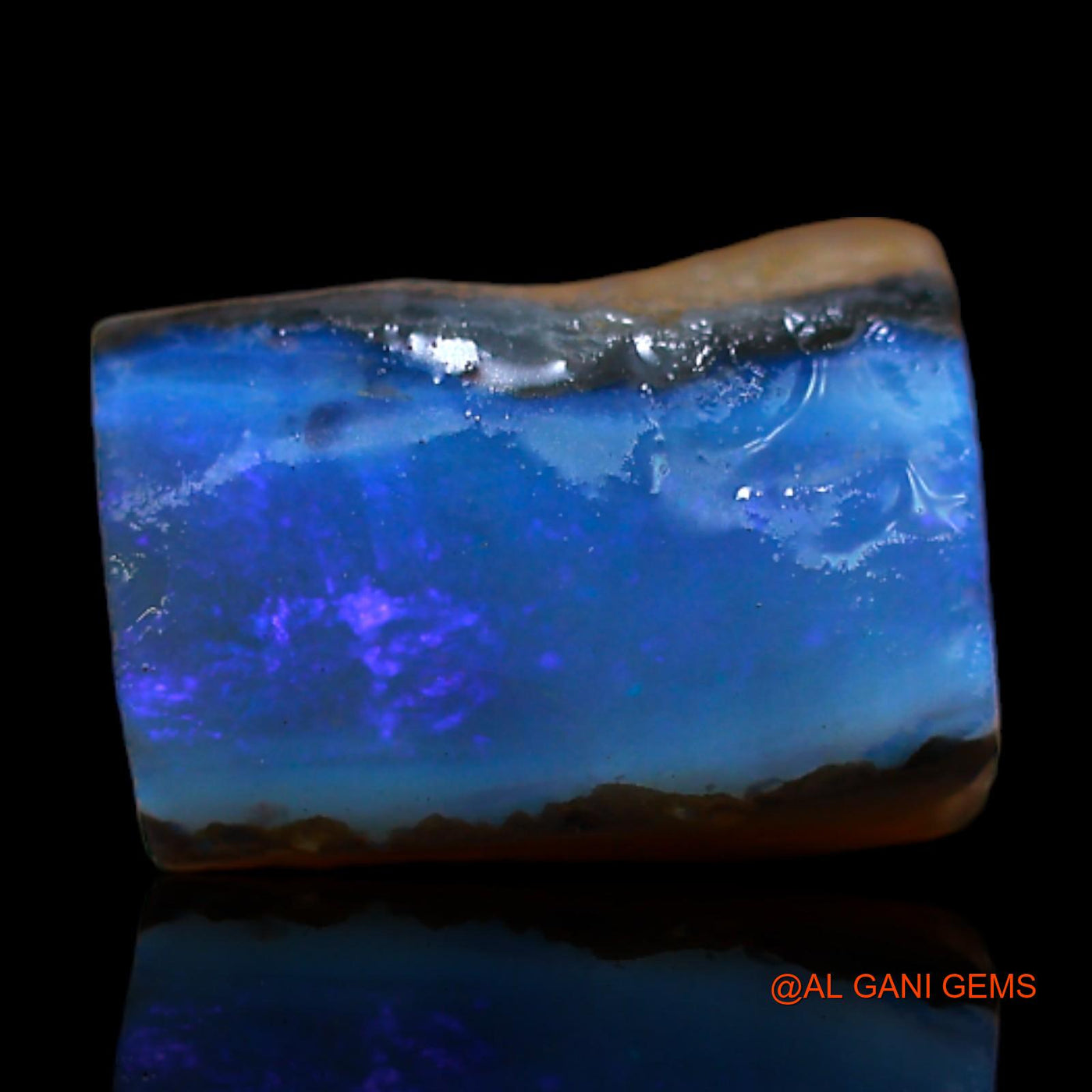 7.00 Cts Natural Australian Fire Opal Loose Gemstone Fancy Rough 11x10x7 mm RB-517