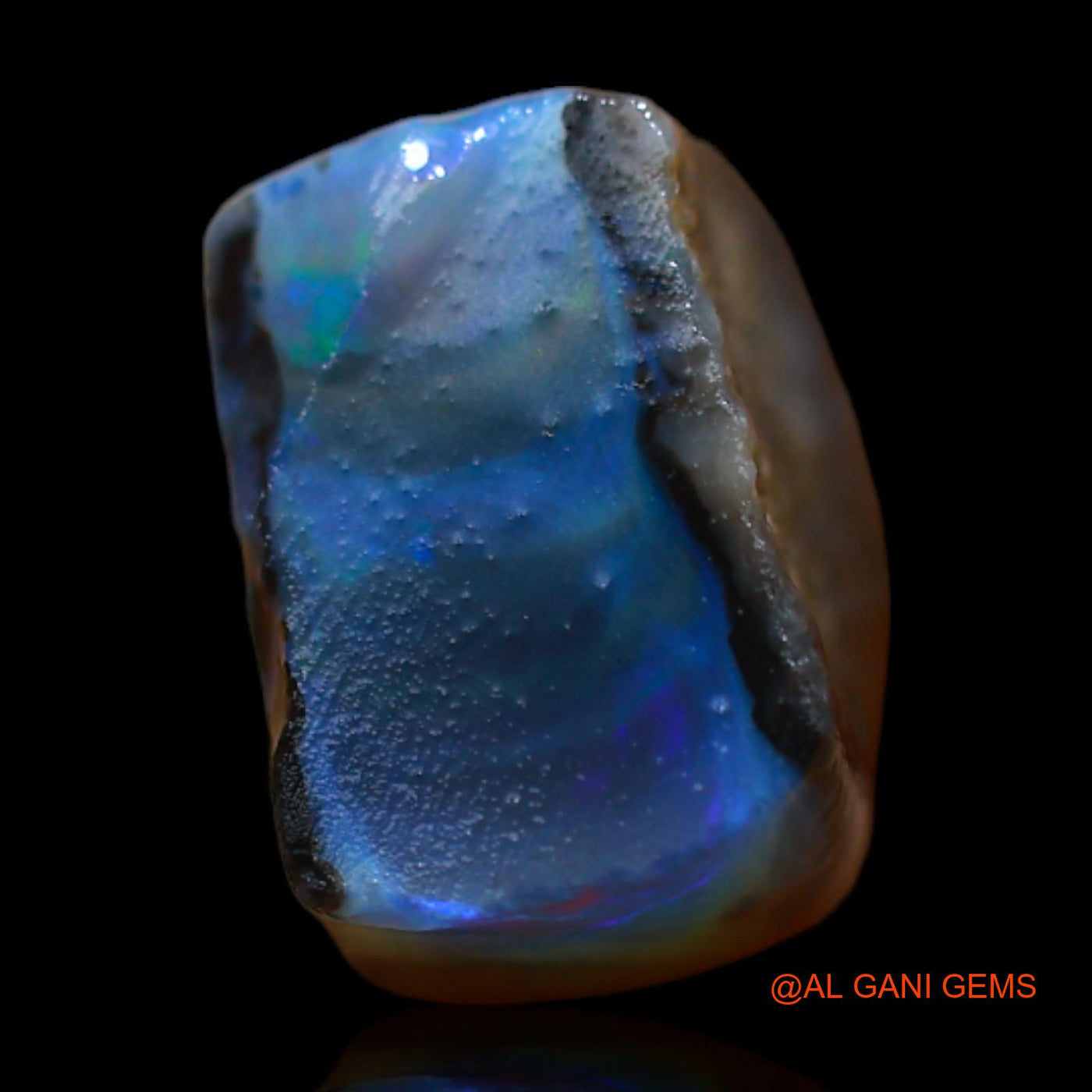 7.00 Cts Natural Australian Fire Opal Loose Gemstone Fancy Rough 11x10x7 mm RB-517
