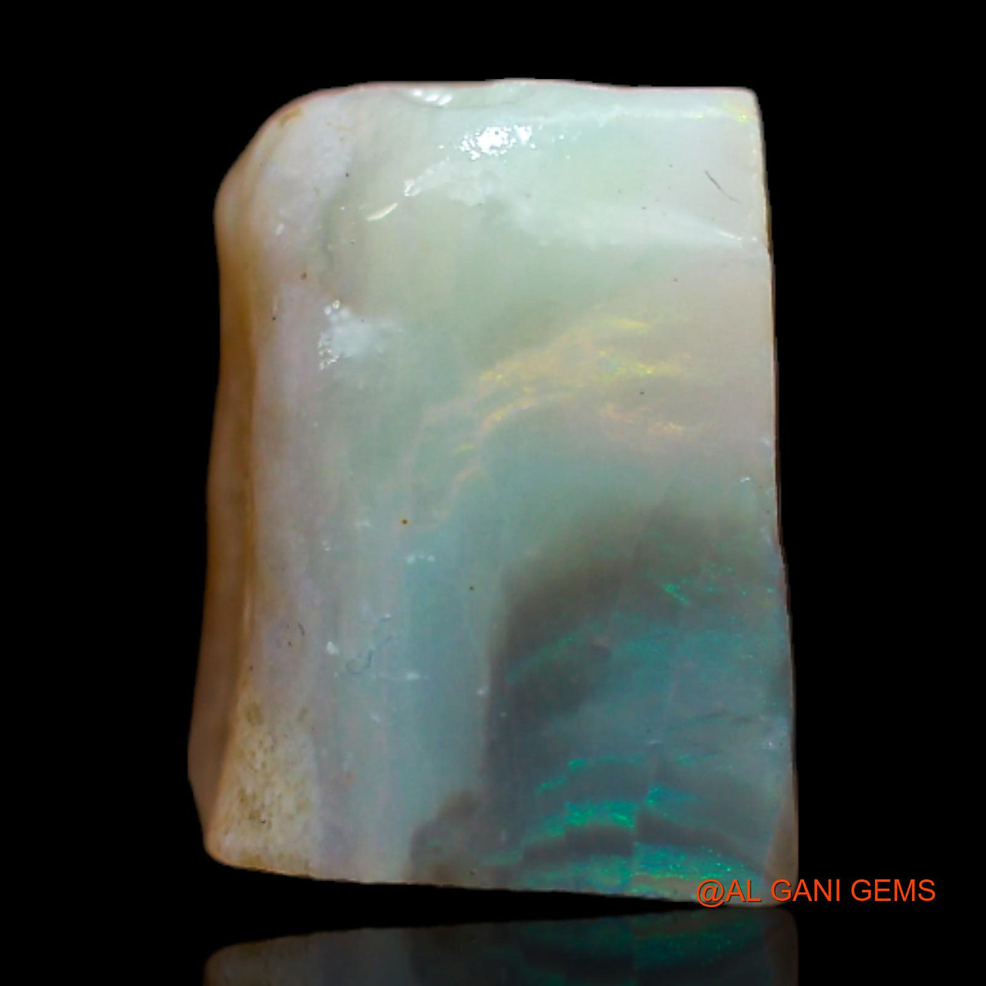 6.00 Cts Natural Australian Fire Opal Loose Gemstone Fancy Rough 10x10x7 mm RB-519