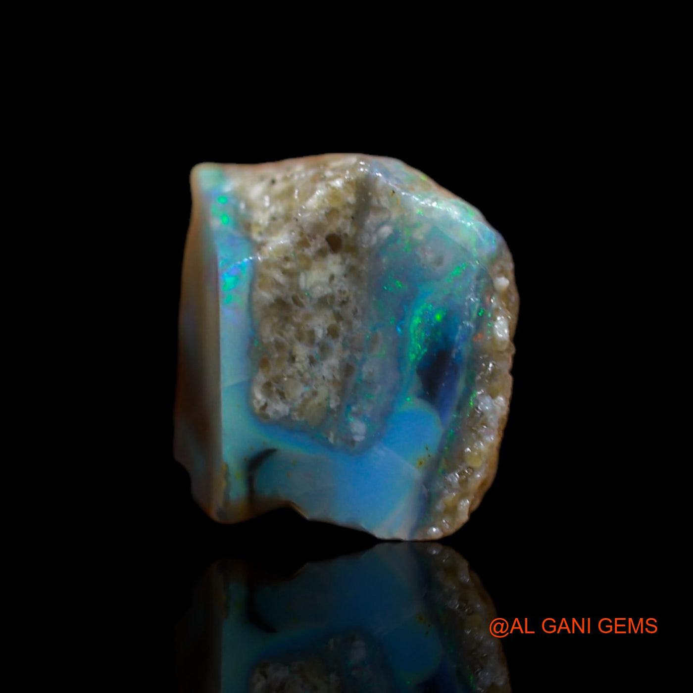 6.00 Cts Unheated Australian Fire Opal Loose Gemstone Fancy Rough Natural 10x9x8 mm RB-521