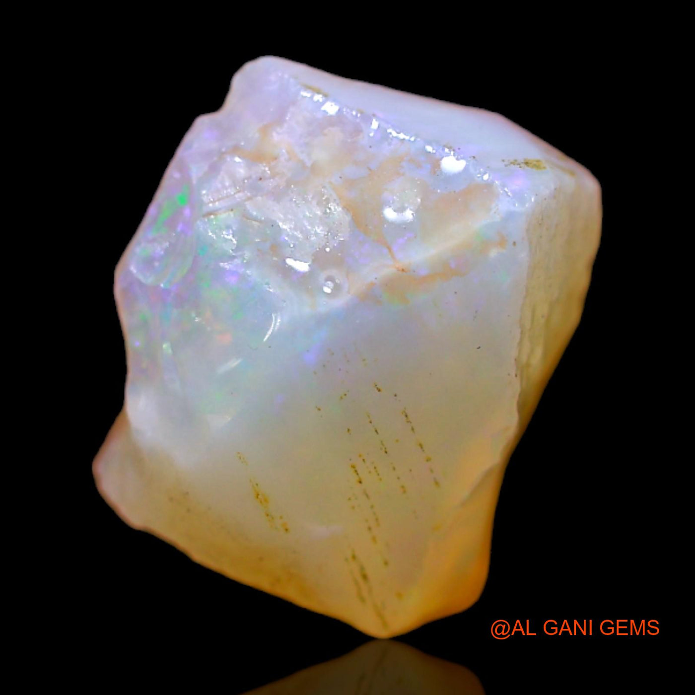 4.00 Cts Natural Australian Fire Opal Loose Gemstone Fancy Rough 11x10x6 mm RB-522