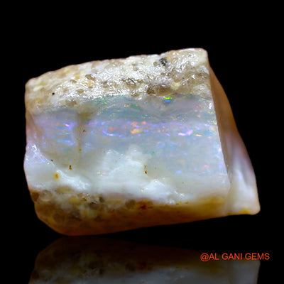 6.00 Cts Natural Australian Fire Opal Loose Gemstone Fancy Rough 10x10x7 mm RB-525
