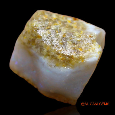 6.00 Cts Natural Australian Fire Opal Loose Gemstone Fancy Rough 10x10x7 mm RB-525