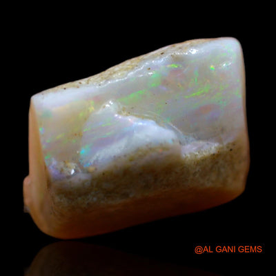 Natural Untreated Fire Opal Loose Gemstone Fancy Rough From Australia 5.00 Cts 11x11x6 mm RB-526