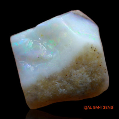 Natural Untreated Fire Opal Loose Gemstone Fancy Rough From Australia 5.00 Cts 11x11x6 mm RB-526