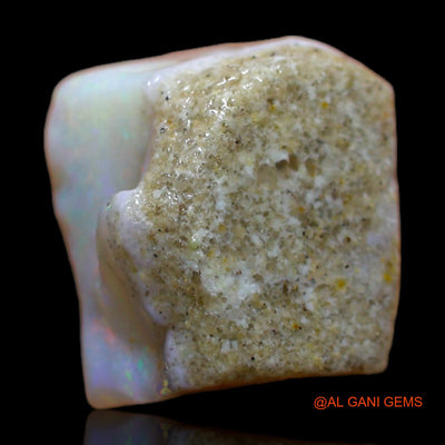 Natural Untreated Fire Opal Loose Gemstone Fancy Rough From Australia 5.00 Cts 11x11x6 mm RB-526