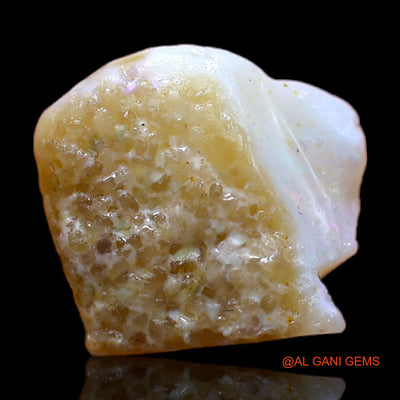 Natural Untreated Fire Opal Loose Gemstone Fancy Rough From Australia 5.00 Cts 12x11x6 mm RB-541