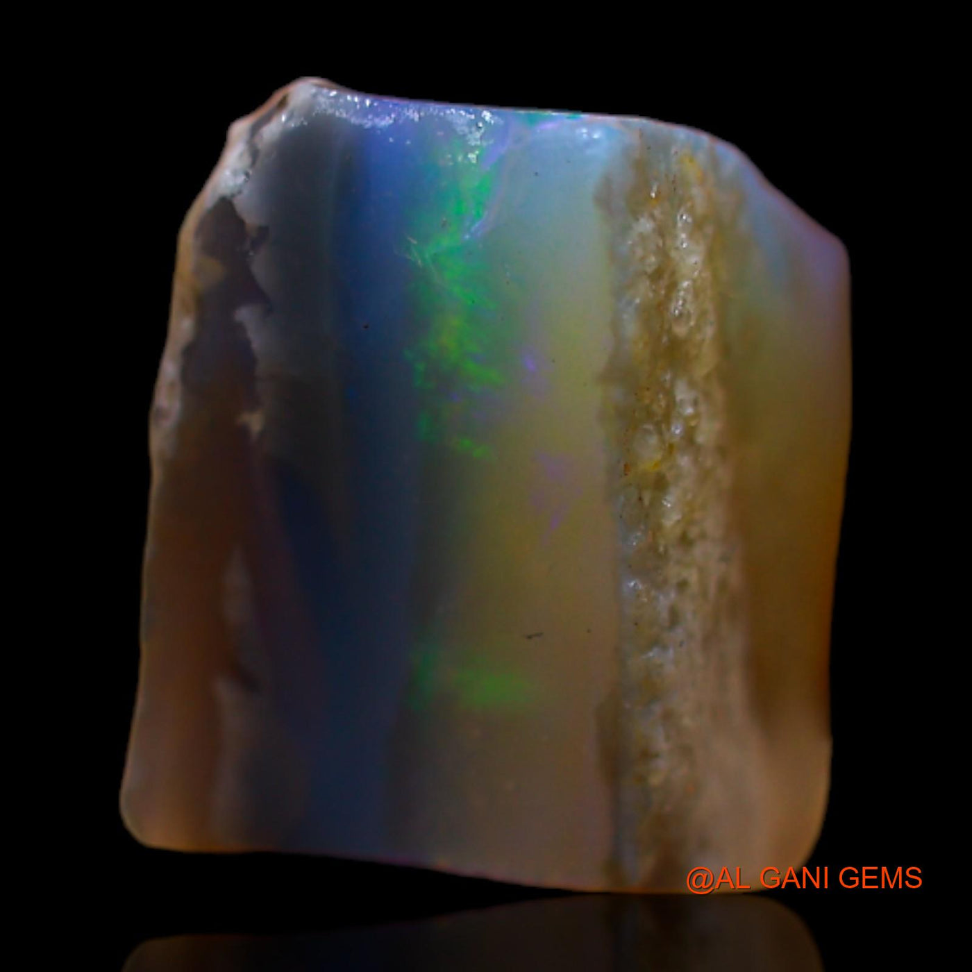 5.00 Cts Natural Australian Fire Opal Fancy Rough Loose Gemstone For Jewelry 9x9x7 mm RB-548
