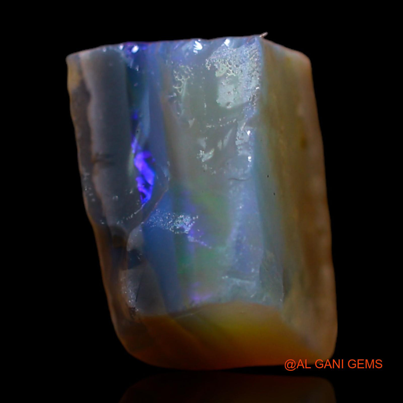 5.00 Cts Natural Australian Fire Opal Fancy Rough Loose Gemstone For Jewelry 9x9x7 mm RB-548